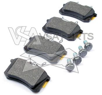 Brzdové destičky zadní