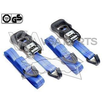 Popruh s ráčnou a háky 32 mm x 4,9 m, 2 ks