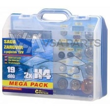 Žárovky servisní box MEGA H4/H4 12V