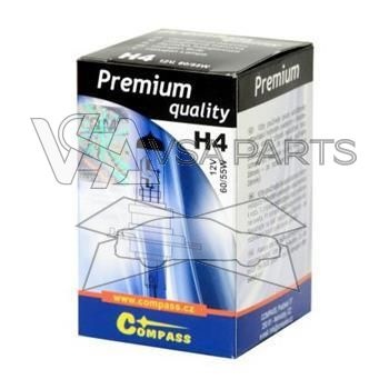 Žárovka 12V H4 60/55W P43t PREMIUM - Compass