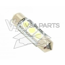 Žárovka 12V 3LED SMD suf. SV8.5, bílá, 38 mm, 0.72W