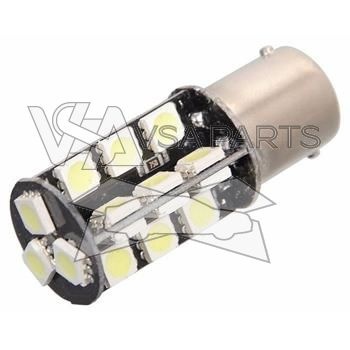 Žárovka 12V 27LED SMD Ba15S, bílá, 6.2W