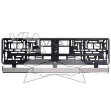 Podložka pod SPZ VIO chrom - black