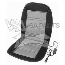 Potah sedadla vyhřívaný LADDER (12V, s termostatem, černo-šedá)