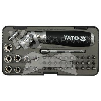 Šroubovák ráčnový kloubový s přísluš. 42 ks