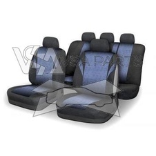 Potahy sedadel POLY (sada 9 ks, Airbag modré)