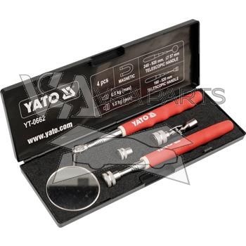 Sada kontrolní (zrcátko + magnet) 4 ks, teleskop 