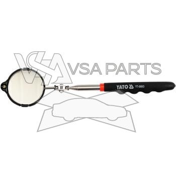 Zrcátko kontrolní s LED světlem