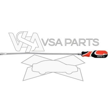 Držák magnetický ohebný s rukojetí 400 mm