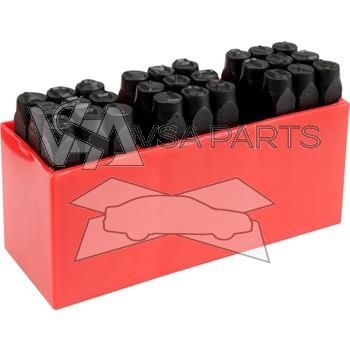 Raznice 8 mm písmena 27 ks