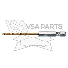 Vrták na kov 3,2 mm (Titan, HEX 1/4'')