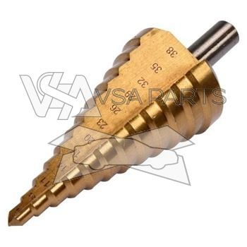 Vrták stupňovitý,  6 - 38 mm