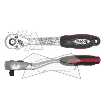 Ráčna 1/4'', 145 mm, vyhnutá