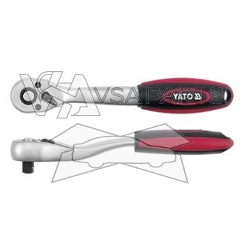 Ráčna 1/4'', 145 mm, vyhnutá