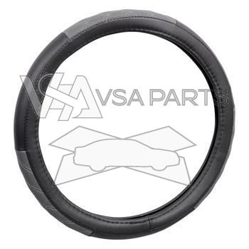 Potah volantu BLIND, na průměr 37 - 39 cm, černo-šedý