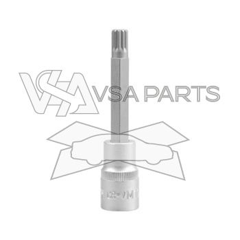 Bit 1/2'' M10 vícezubý, L=100 mm