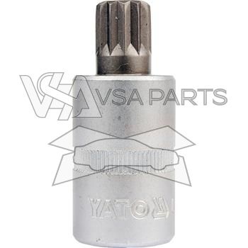 Bit 1/2'' M8 vícezubý, L=55 mm