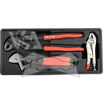 Vložka do zásuvky - kleště stavitelné, kleště siko, klíč nastavitelný, 3 ks