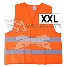 Reflexní vesta výstražná oranžová XXL