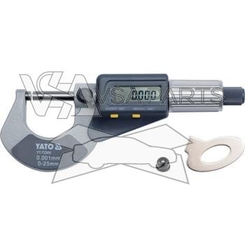 Mikrometr, digitální, 0-25 mm