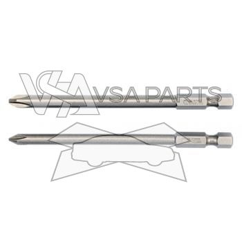 Sada bitů 1/4'' křížové PH1, PH2, L = 100 mm