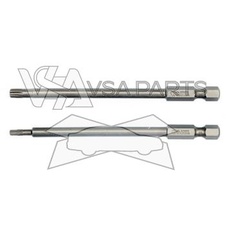 Sada bitů 1/4'' TORX s otvorem T10, T25, L = 100 mm