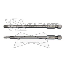 Sada bitů 1/4'' TORX s otvorem T15, T27, L = 100 mm