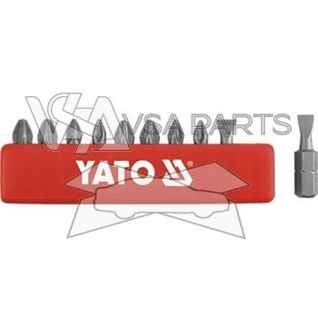 Sada bitů 1/4'', 10 ks, L = 25 mm