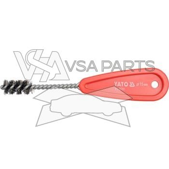 Kartáč drátěný ruční, průměr 15 mm