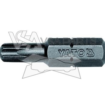 Bit 1/4'' TORX T27 s otvorem (50 ks), L = 25 mm