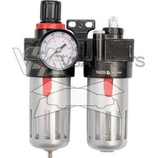 Regulátor tlaku vzduchu s filtrem, 60/90, s přimazáváním oleje