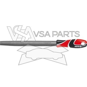 Pilník na dřevo (rašple), L = 250 mm, hrubost 45, půlkulatý