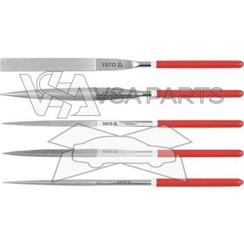 Sada pilníků jehlových, 5 ks, 5 x 180 mm