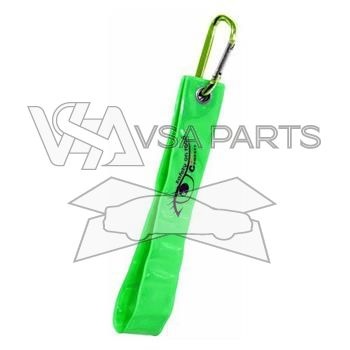 Reflexní přívěšek zelený S.O.R. s karabinou