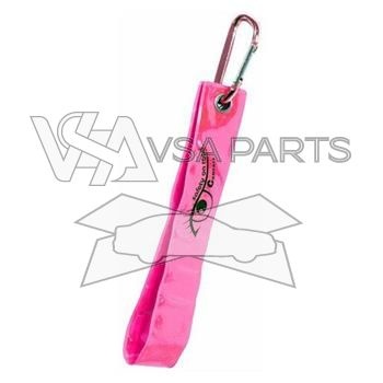 Reflexní přívěšek růžový S.O.R. s karabinou