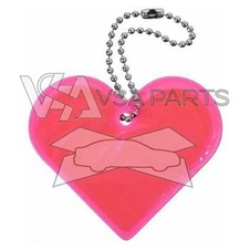 Reflexní přívěšek růžový