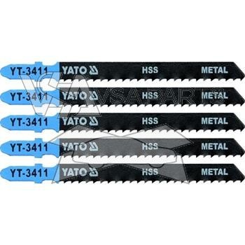 List pilový do přímočaré pily (5 ks), ocel, hliník