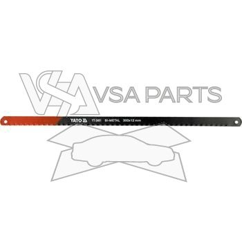 List pilový na železo, 300 x 12 mm