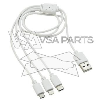 Kabel napájecí USB 3v1