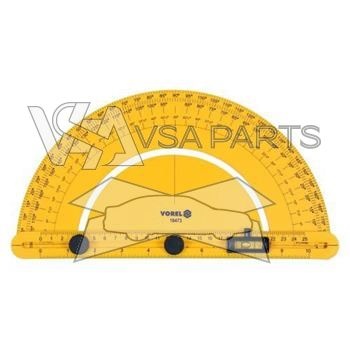 Úhloměr s vodováhou, 250 mm