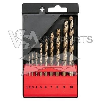 Sada vrtáků na kov 10 ks