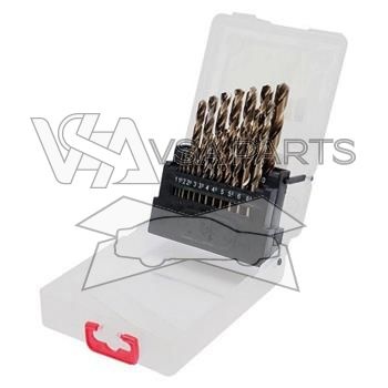 Sada vrtáků na kov 19 ks