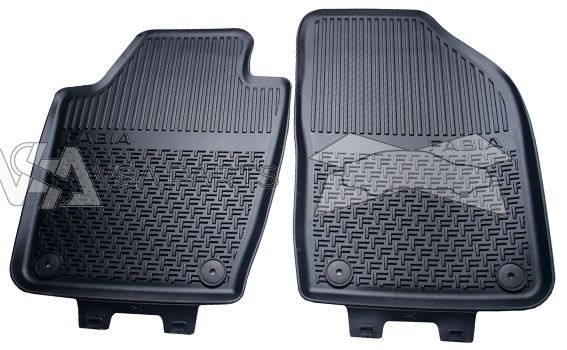 Sada koberců FAB3 přední - guma (sada 2 ks)