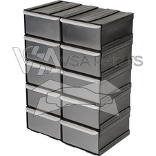 Box skladovací plastový (10ks) 225 x 155 x 100 mm
