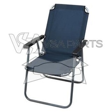 Židle skládací LYON, tmavě modrá