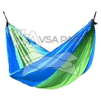 Síť houpací NYLON zeleno-modrá