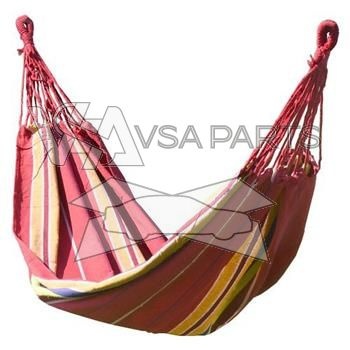 Síť houpací TEXTIL červeno-žlutá