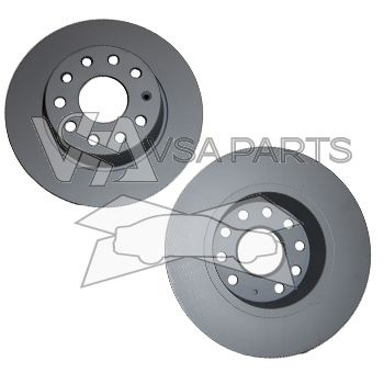 Kotouč brzdový zadní 272x10