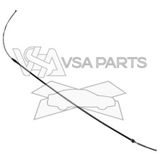 Lano ruční brzdy 1622mm