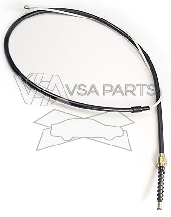 Lano ruční brzdy 1691mm koncovka váleček